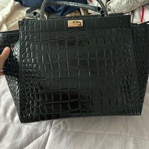 kate spade black big purse